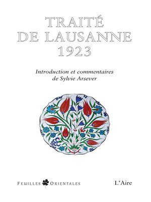 cover image of Traité de Lausanne 1923
